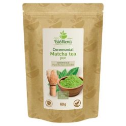 BioMenü BIO MATCHA TEA CEREMONIAL por 60 g - Bio és natúr étrendkiegészítők