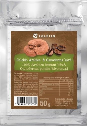 Caleido instant arabica-ganoderma kávé 50 g - Bio és natúr élelmiszerek
