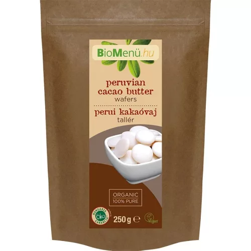 BioMenü BIO KAKAÓVAJ tallér perui 250 g - Bio és natúr élelmiszerek