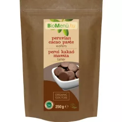 BioMenü BIO KAKAÓMASSZA tallér perui 250 g - Bio és natúr élelmiszerek