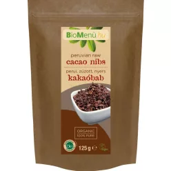 Biomenü Bio Perui Kakaóbab Zúzott 125 g - Bio és natúr élelmiszerek