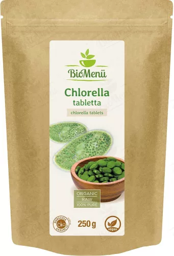 Bio menü bio chlorella tabletta kb.500 db 250 g - Bio és natúr étrendkiegészítők