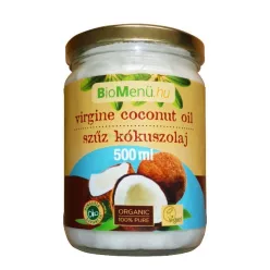 BioMenü BIO KÓKUSZOLAJ extra szűz vco 500 ml - Bio és natúr élelmiszerek