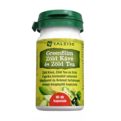 Caleido GreenSlim Zöld Kávé és Zöld Tea kapszula 60 db - Bio és natúr étrendkiegészítők