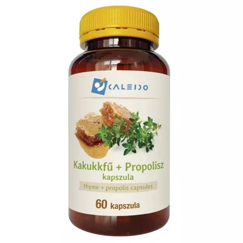 Caleido KAKUKKFŰ + PROPOLISZ kapszula 60 db  Új termék - Bio és natúr étrendkiegészítők