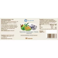 Caleido GARCINIA CAMBOGIA + KRÓM kapszula 60 db - Bio és natúr étrendkiegészítők