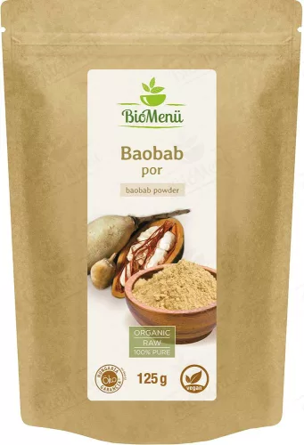 BioMenü BIO BAOBAB por 125 g - Bio és natúr étrendkiegészítők