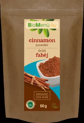 Bio menü bio fahéj őrölt ceyloni 60 g - Bio és natúr élelmiszerek