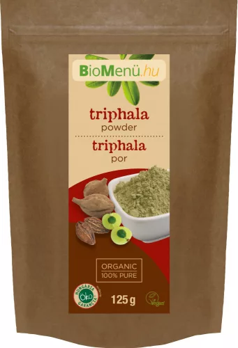 Biomenü Bio Triphala Por 125 g - Bio és natúr étrendkiegészítők