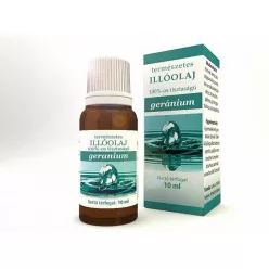 Természetes illóolaj geránium 10 ml - Aromaterápiához és természetes wellnesshez