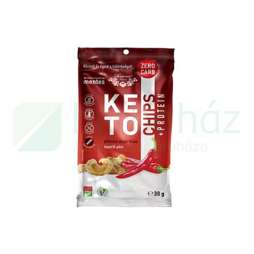 PANNÓNIA KETO CHIPS PIKÁNS PAPRIKÁS - Bio és natúr élelmiszerek