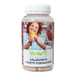 Herba-D galagonya+fekete fokhagyma kapszula 30 db - Bio és natúr étrendkiegészítők