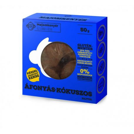 Majomkenyér áfonyás-kókuszos keksz 50 g