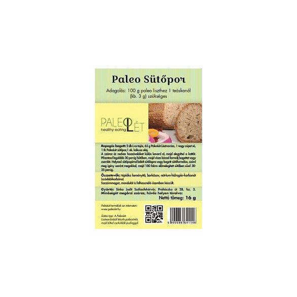 Paleolét sütőpor 36 g