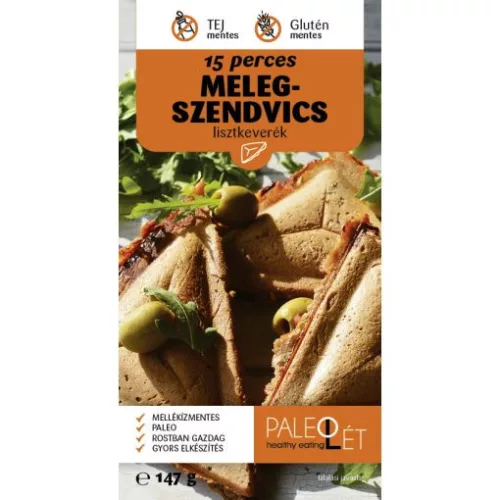 PaleoLét 15 perces melegszendvics 147g lisztkeverék - 