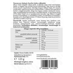 PaleoLét Kakaós-narancsos foszlós kalács 123g - 