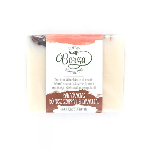 Borza Kakaóvajas Kókusz szappan Sheavajjal 100g - 