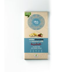   Health market white delight kókusztejes fehércsokoládé egész mogyoróval édesítőszerekkel 80 g