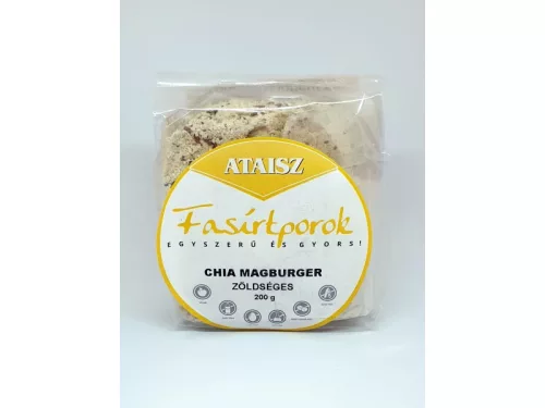 Ataisz chia magburger zöldségekkel 200 g - Bio és natúr élelmiszerek