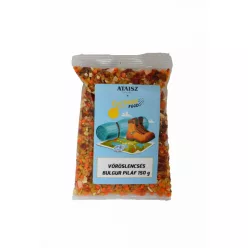 Ataisz outdoor vöröslencsés bulgur piláf 150 g - Bio és natúr élelmiszerek