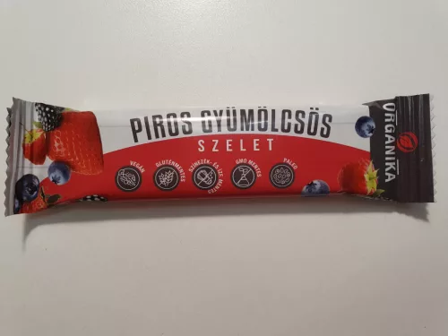 Organika piros gyümölcsös szelet 30 g - Bio és natúr élelmiszerek