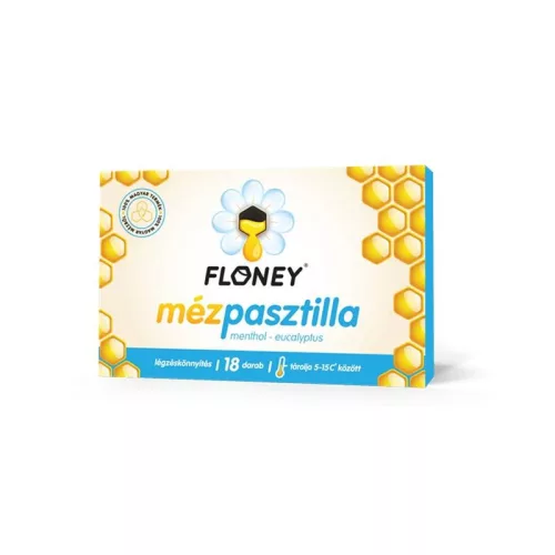 Floney mézpasztilla mentol 18 db - Bio és natúr étrendkiegészítők