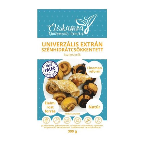 Éléskamra Univerzális extrán szénhidrát csökkentett lisztkeverék 300g (Paleo)
