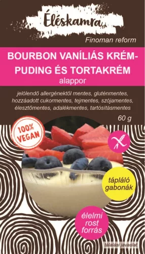 Éléskamra Gm.Pudingpor Vanília 60 g - Bio és natúr élelmiszerek