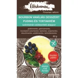 ÉLÉSKAMRA GM.PUDINGPOR VANÍLIA CSÖKK.SZ. 60 g - Bio és natúr élelmiszerek
