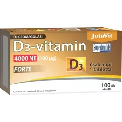 Jutavit d3 vitamin 4000 NE 100 db - Bio és natúr étrendkiegészítők