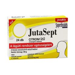 Jutavit jutasept citrom ízű szopogató tabletta 24 db - Bio és natúr étrendkiegészítők
