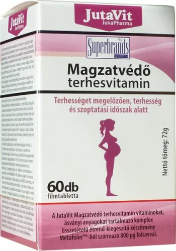Jutavit magzatvédő terhesvitamin 60 db - Bio és natúr étrendkiegészítők