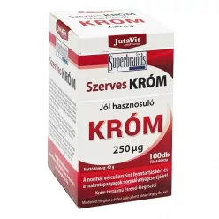 Jutavit szerves króm 250ug tabletta 100 db - Bio és natúr étrendkiegészítők