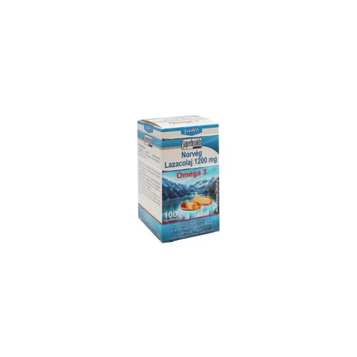 Jutavit norvég lazacolaj omega3 kapszula 100 db - Bio és natúr étrendkiegészítők