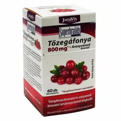 Jutavit tőzegáfonya+aranyvessző kivonat tabletta 60 db - Bio és natúr étrendkiegészítők