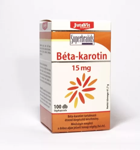 Jutavit béta - karotin 100 db - Bio és natúr étrendkiegészítők