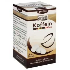 Jutavit koffein tabletta 100mg 70 db - Bio és natúr étrendkiegészítők