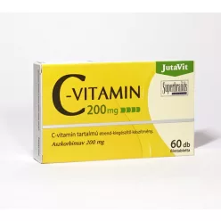 Jutavit c-vitamin 200 mg 60 db - Bio és natúr étrendkiegészítők