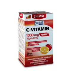 Jutavit c-vitamin 1000mg forte rágótabletta 60 db - Bio és natúr étrendkiegészítők