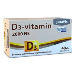 Jutavit d3 vitamin 2000 NE lágykapszula 40 db