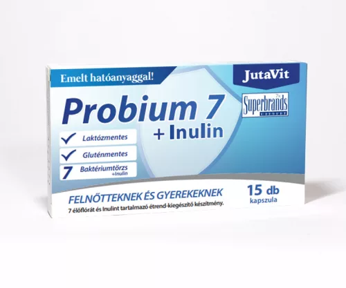 Jutavit probium 7+inulin kapszula 15 db - Bio és natúr étrendkiegészítők
