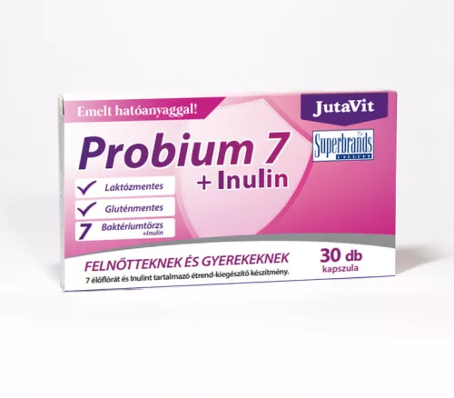 Jutavit probium 7+inulin kapszula 30 db - Bio és natúr étrendkiegészítők