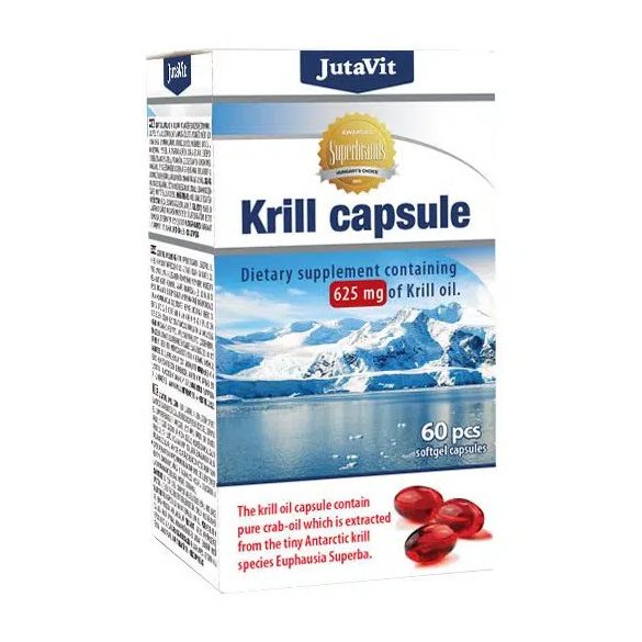 Jutavit krill olaj 625mg kapszula 60 db