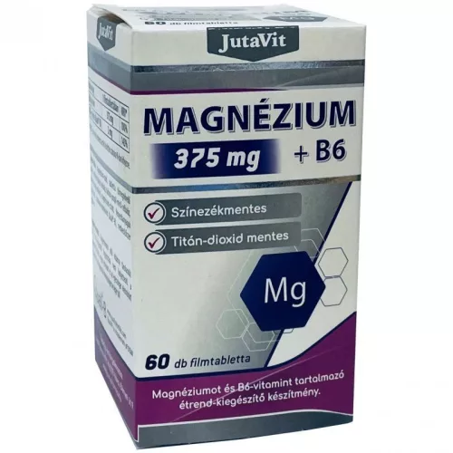 JUTAVIT MAGNÉZIUM+B6 VIT.FILMTABLETTA - Bio és natúr étrendkiegészítők