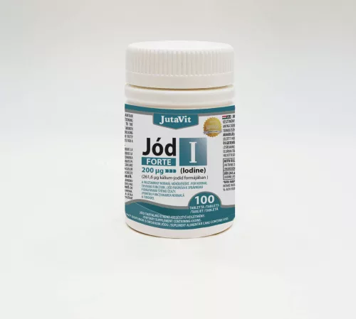 JutaVit Jód 200μg 100 db - Bio és natúr étrendkiegészítők