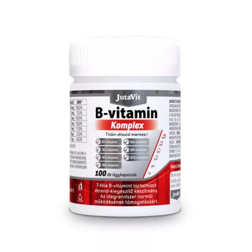 JUTAVIT B-KOMPLEX LÁGYZSELATIN KAPSZULA - Bio és natúr étrendkiegészítők