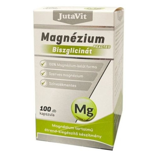 JUTAVIT MAGNÉZIUM-BISZGLICINÁT 100DB - Bio és natúr étrendkiegészítők