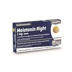 JUTAVIT MELATONIN NIGHT 1MG 50DB - Bio és natúr étrendkiegészítők