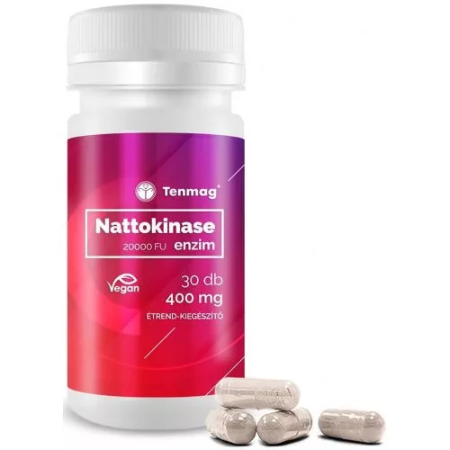 TENMAG NATTOKINASE 20000FU ENZIM KAPSZ. - Bio és natúr étrendkiegészítők