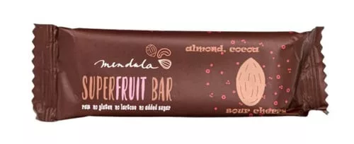 Mendula kakaós-meggyes superfruit bar 40 g - Bio és natúr élelmiszerek